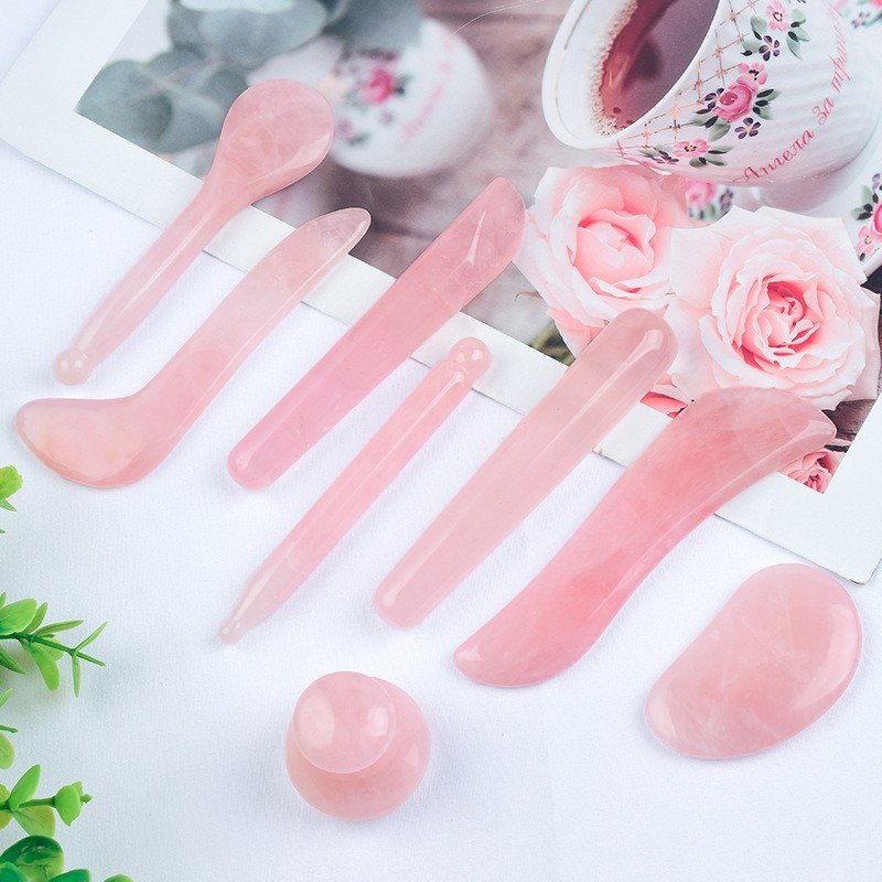 Wholesale Rose Quartz Gua Sha, Rose Quartz Gua Sha Tool Manufacturer