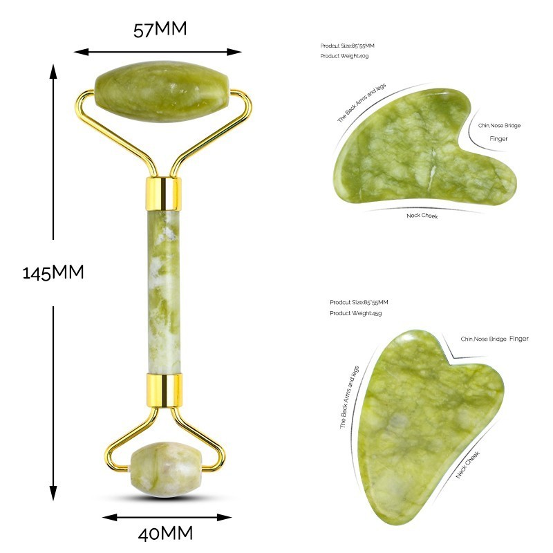 green jade gua sha kit