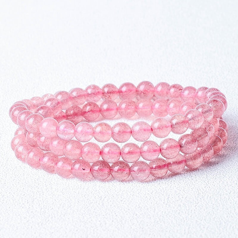 strawberry crystal bracelet