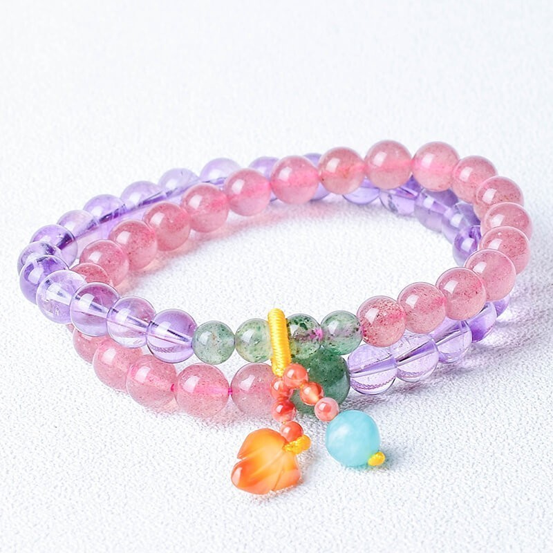 strawberry crystal bracelet3