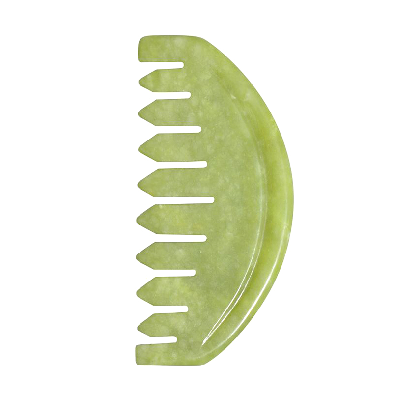green jade gua sha comb