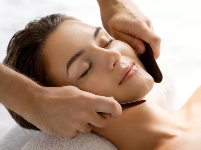gua sha Lymphatic Drainage Massage jpg - How to Give a Facial Lymphatic Drainage Massage, Here’s Why Gua Sha Works